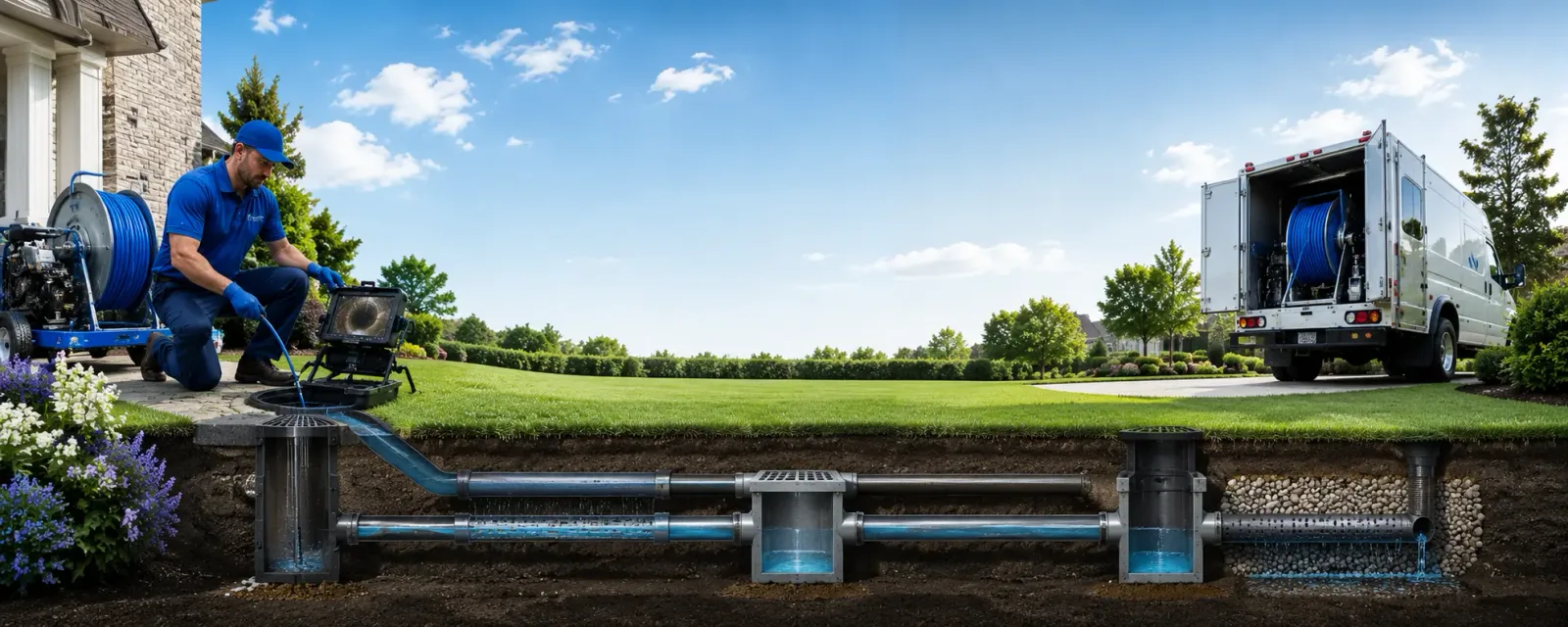 Outdoor drain cleaning information for Brohard, WV